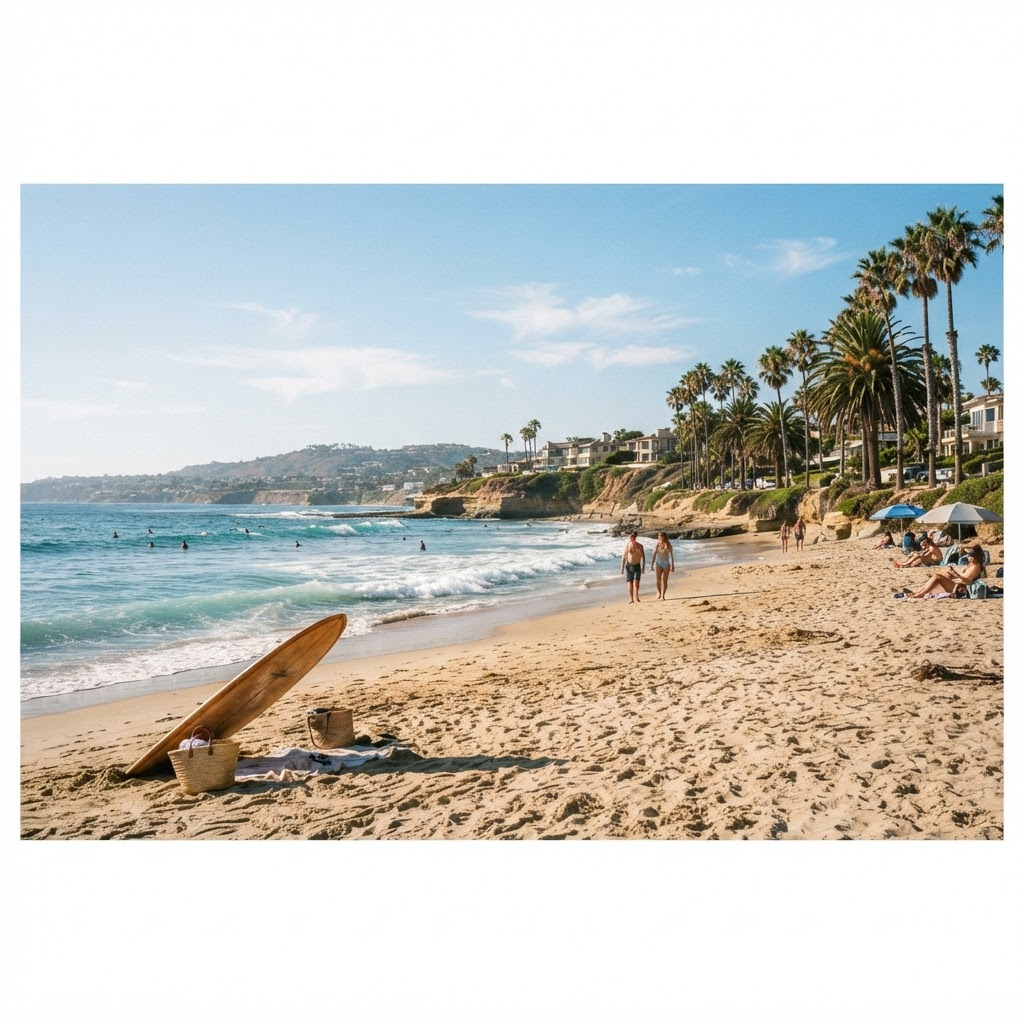 Coastal California escape travel idea
